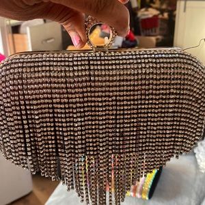 Ladies elegant evening clutch bag